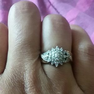 Diamond ring 10k size 6